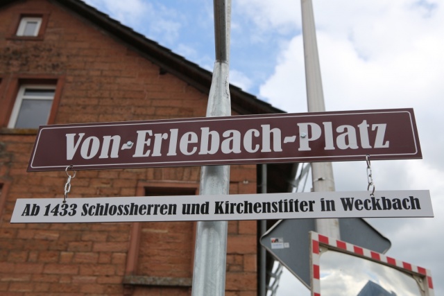 Weckbach Dorfplatzfest Einweihung 14.06.2015
